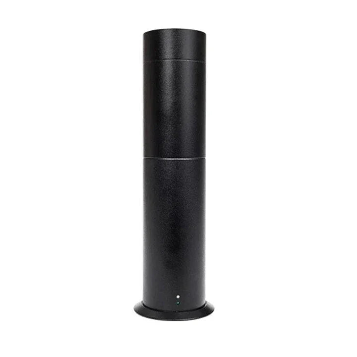 Elegant 120ml electric aroma diffuser with sleek metal design, perfect for creating a relaxing and inviting atmosphere in any setting