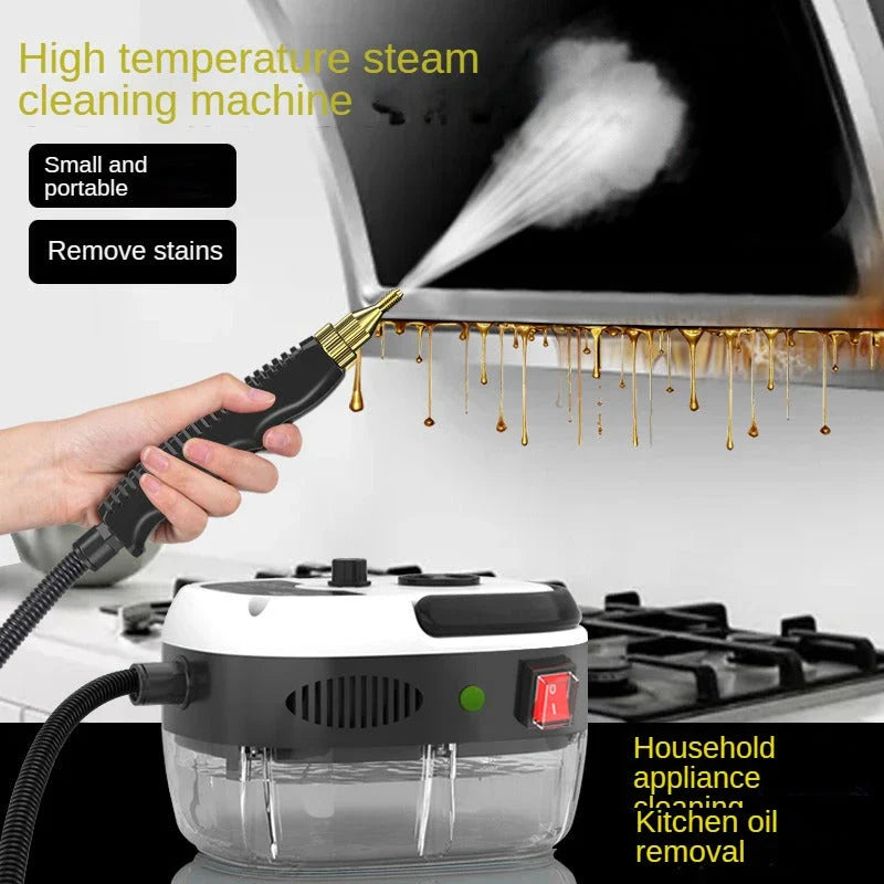 Premium High-Pressure Handheld Steam Cleaner for thorough, chemical-free cleaning in British homes