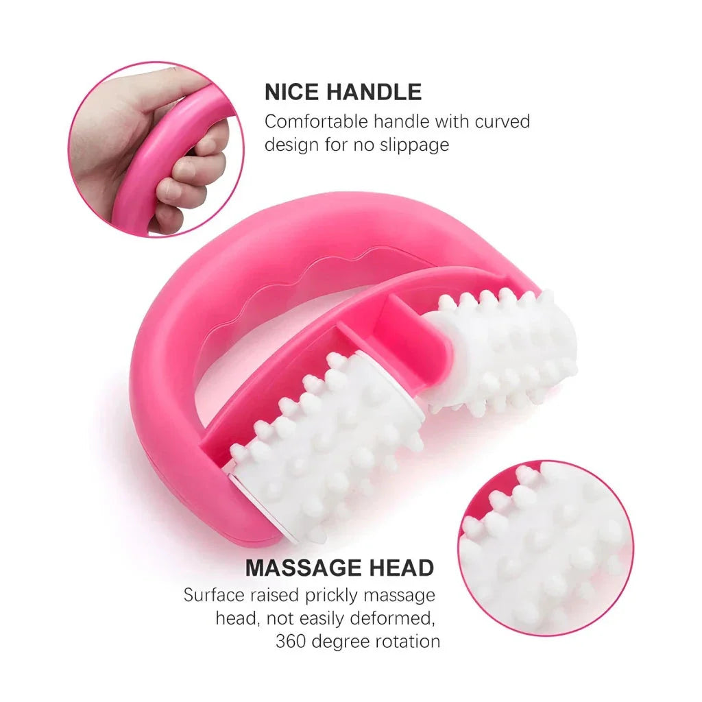 Premium Anti-Cellulite Massage Roller with dual rollers for targeted muscle relief and skin revitalisation