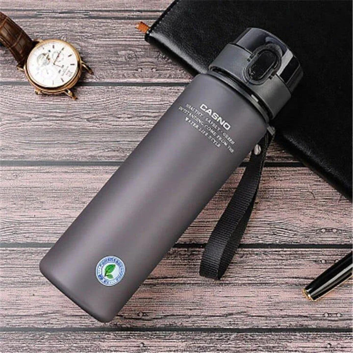 Premium BPA-free water bottle with leak-proof lid and thermal insulation to keep drinks hot or cold on-the-go