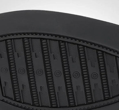 Premium British leather business shoes with ventilated design for superior comfort and breathability