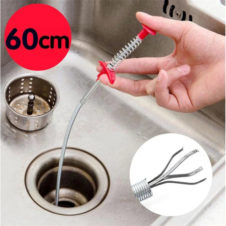 Trendha Four-Claw Pipe Unblocker - A durable and efficient tool for clearing blocked sinks and drains