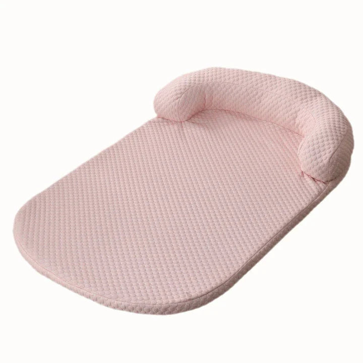 A breathable, ice-filled pet cooling mat in a variety of stylish colours for use in kennels, beds, or anywhere your pet lounges.