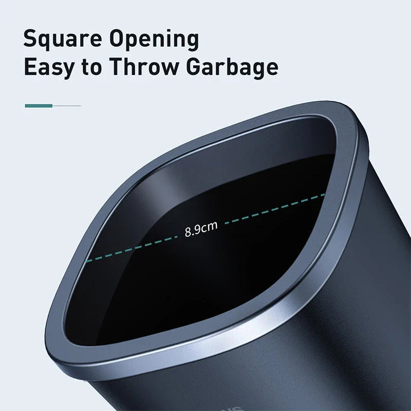 Premium Car Bin Organiser with Pressing Lid for Convenient Waste Disposal in Vehicle