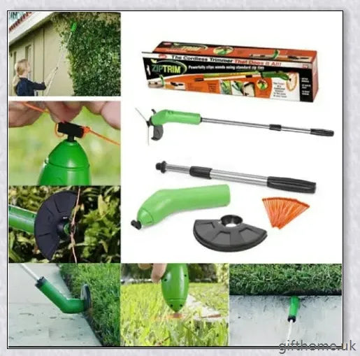 Cordless Grass Trimmer - Premium Mini Electric Weed Wacker for effortless lawn maintenance in the UK