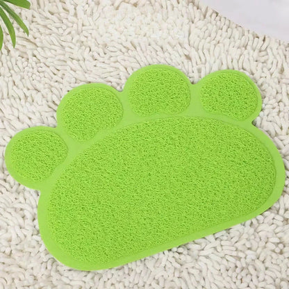 Anti-Slip Pet Mat with Charming Cat Paw Design for Cats and Dogs