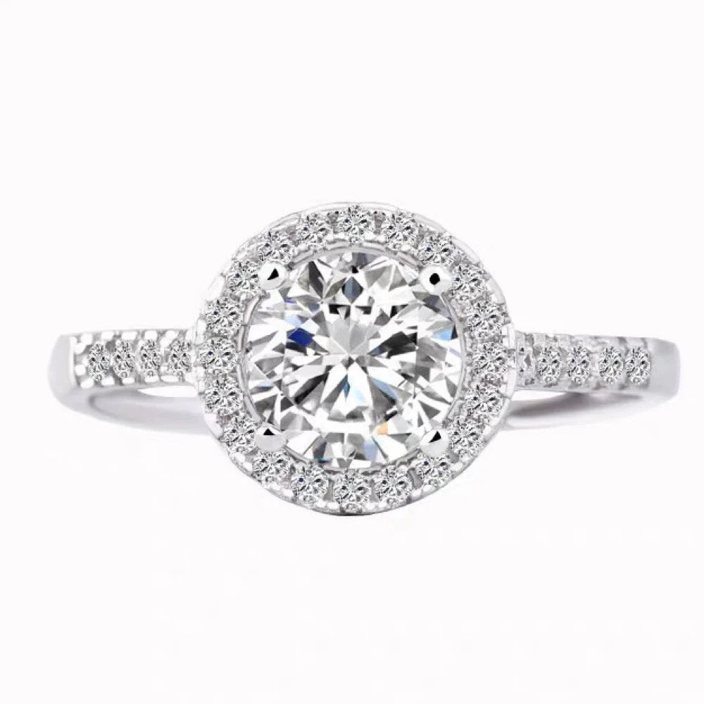 Elegant diamond ring with a contemporary geometric design and adjustable fit, perfect for the modern woman