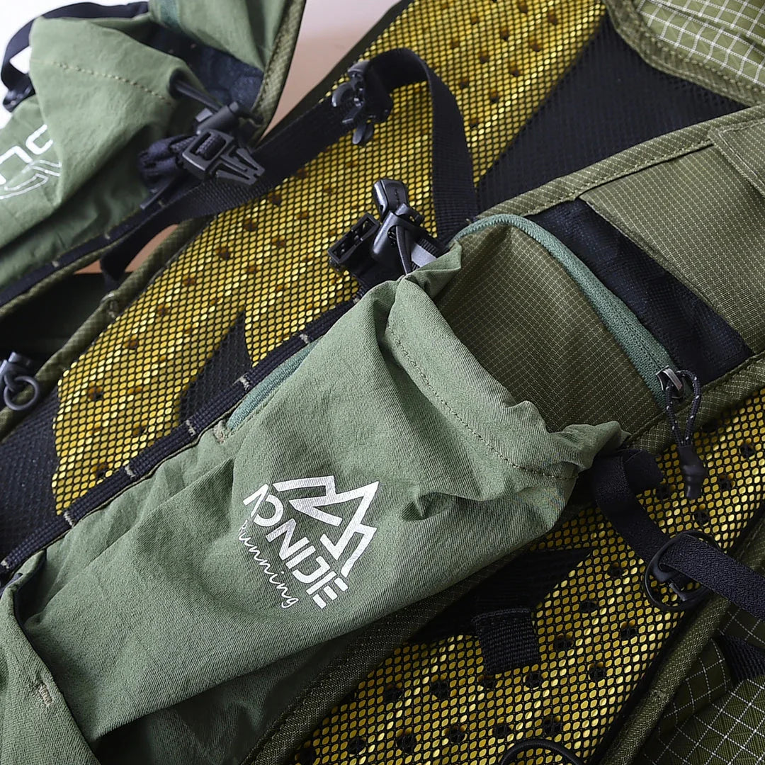 A sturdy, lightweight hiking backpack with an external frame design, multiple compartments, and adjustable straps for comfortable outdoor adventures.