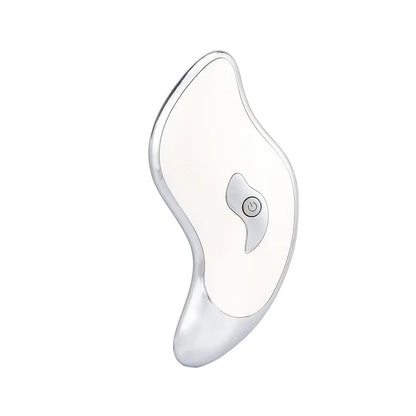 Electric Guasha Face and Neck Vibration Massager with Micro-Current Ion Technology for Skin Rejuvenation