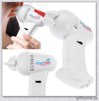 Premium ear wax remover vacuum with soft silicone tips for safe and effective ear cleaning