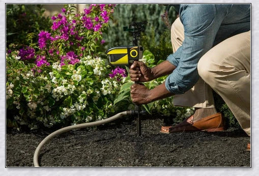 Spray Away Solar-Powered Motion-Activated Garden Sprinkler for pest deterrent