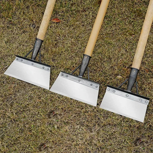 Premium multi-purpose steel garden shovel with adjustable ergonomic handle for effortless weeding, planting, and outdoor tasks