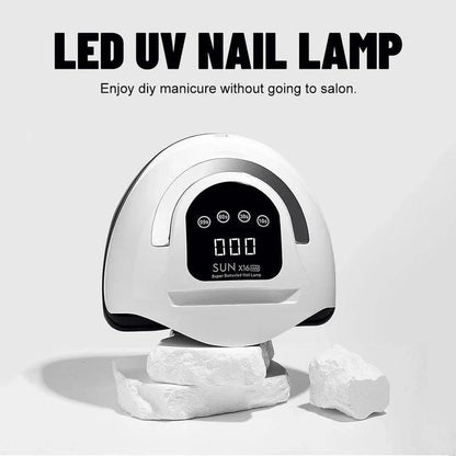 Trendha 320W High Power UV LED Nail Lamp with 4 Timers and Smart Sensor for Salon-Quality Nails at Home