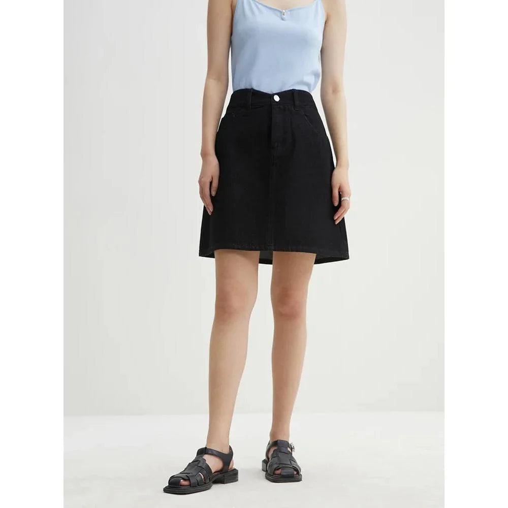 High Waist Denim Skirt for Women: Comfortable, Versatile, and Effortlessly Chic