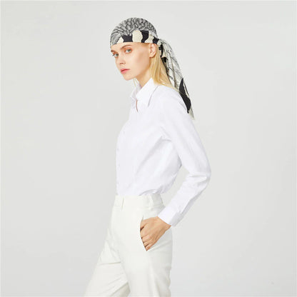 Luxurious 90cm silk square scarf with a winged horse design, perfect for any occasion