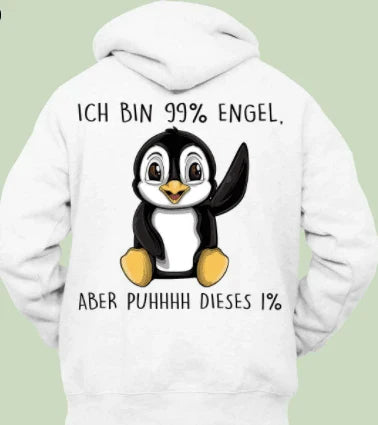 Premium plus size hoodie with customisable advertising print, available in a range of sizes and colours