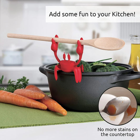 Premium silicone tableware stand in a range of sophisticated colours including red, rose, purple, and olive green. Provides a stable and secure platform for plates, bowls, and other tableware.