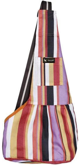 Premium pet carrying sling bag with mesh ventilation, adjustable straps, and reinforced bottom for small dogs and cats up to 6 kg