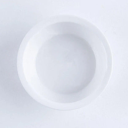Ceramic Pet Bowl with Tilted Base in various colours, designed for comfort and style