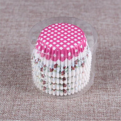 Premium British-made paper cupcake liners in a mixed colour pack, perfect for baking delicious treats at home