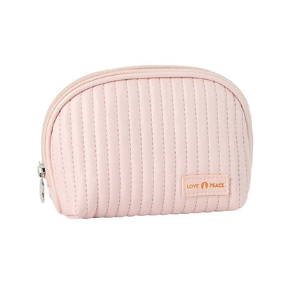 Compact Shell Cosmetic Bag for Women - A stylish and functional makeup pouch for the modern British woman