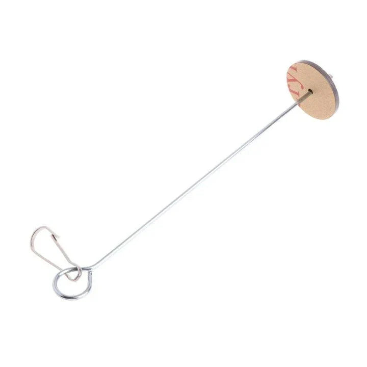 Stainless steel bird feeder with a sleek and modern design, providing a reliable and durable feeding station for garden birds.