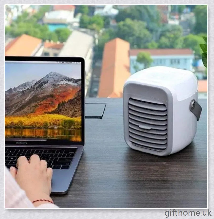 Blaux Portable AC - Compact, Cordless Air Cooler and Purifier for UK Homes and Offices
