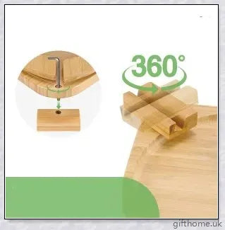Elegant bamboo sofa tray with a natural finish, designed for relaxation and serving beverages or snacks in the living room or bedroom.