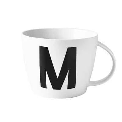 Premium personalised ceramic mug with initial design, offering a stylish and functional solution for daily beverages