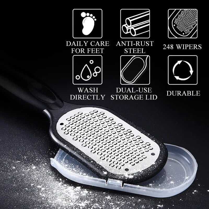 Premium Stainless Steel Foot File for Effortlessly Smooth and Soft Feet