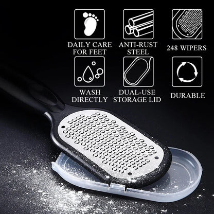Premium Stainless Steel Foot File for Effortlessly Smooth and Soft Feet