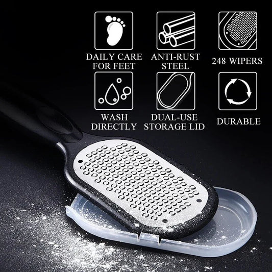 Premium Stainless Steel Foot File for Effortlessly Smooth and Soft Feet