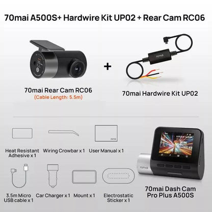 Premium dual-channel dash cam with night vision and 24-hour parking surveillance for enhanced road safety and security