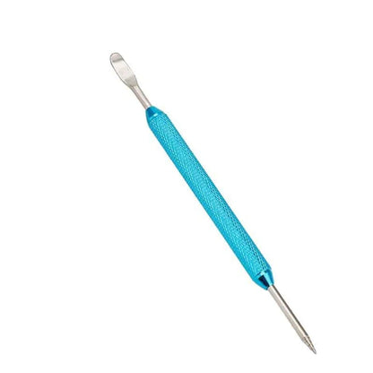 Premium stainless steel latte art pen with double-ended design for creating intricate coffee art patterns