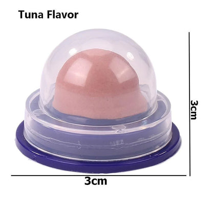 Premium cat licking treat made with catnip and fish gelatin for a delightful and healthy snacking experience