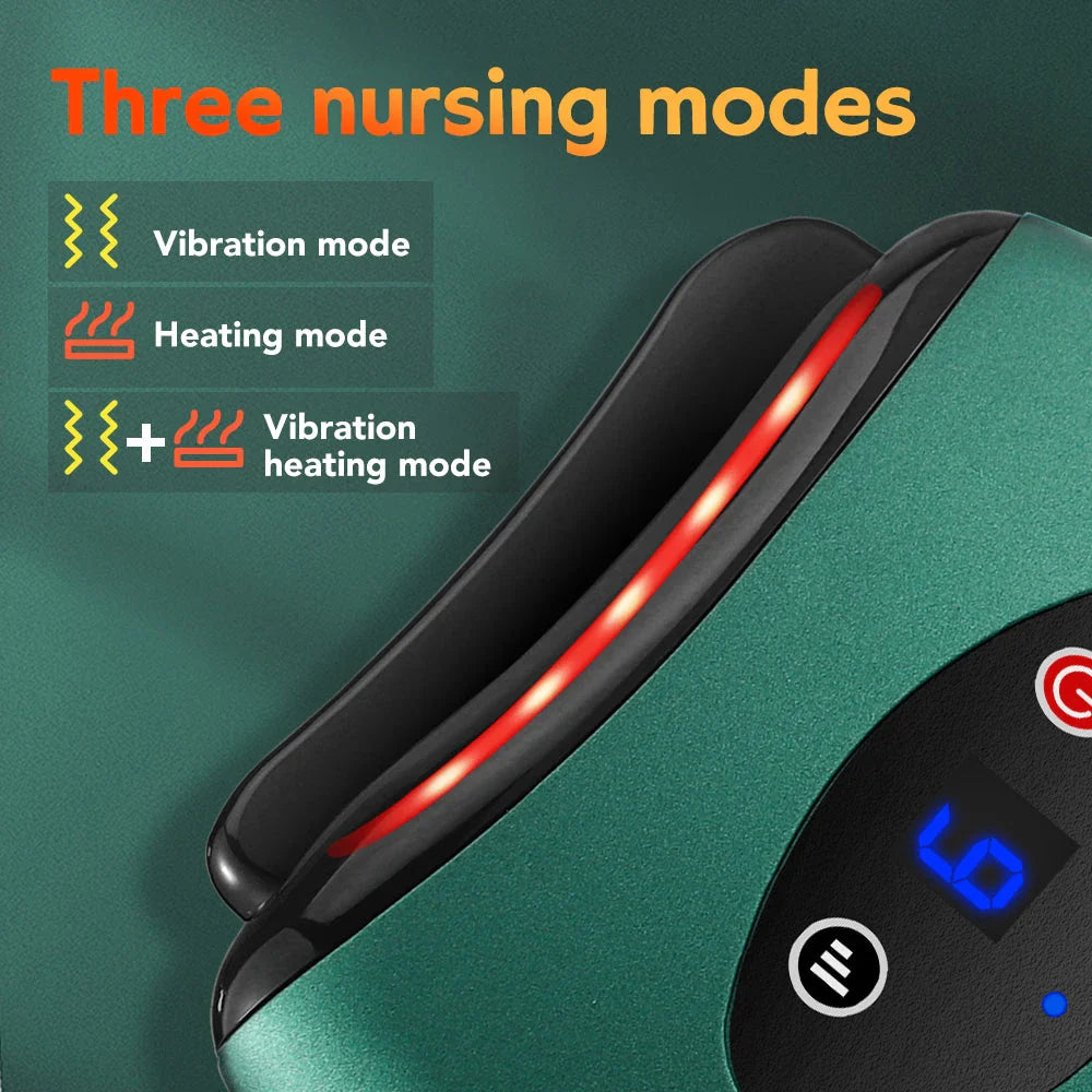 Electric Smart Gua Sha Board with vibration massage and hot compress therapy for relaxation and muscle tension relief
