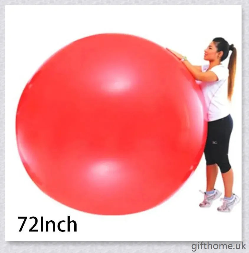 A giant inflatable balloon costume suitable for people of all sizes, providing hours of hilarious bouncing and jumping fun.