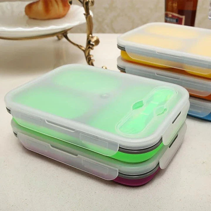 Premium large capacity lunch box with utensil compartment, suitable for work, travel, and everyday use in the UK