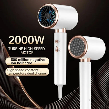 A professional-grade 2200W ionic hair dryer with multiple heat and speed settings for customised salon-quality styling at home