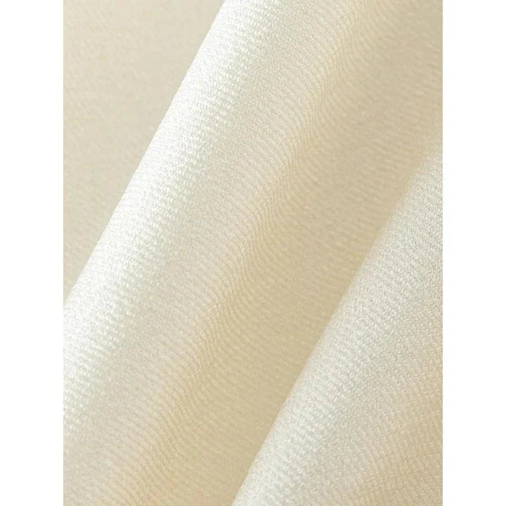 Elegant mid-calf summer dress in a sophisticated style, suitable for professional office wear and special occasions.