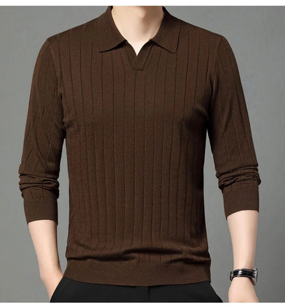 Men's autumn pullover sweater in various colours and sizes, featuring a cosy and versatile design for casual wear