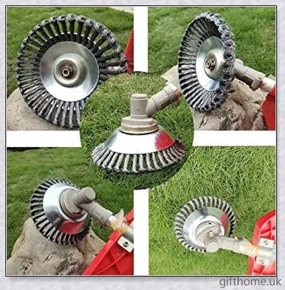 Garden Weed Brush Lawn Mower made of high-grade steel alloy for durable and efficient lawn and garden maintenance