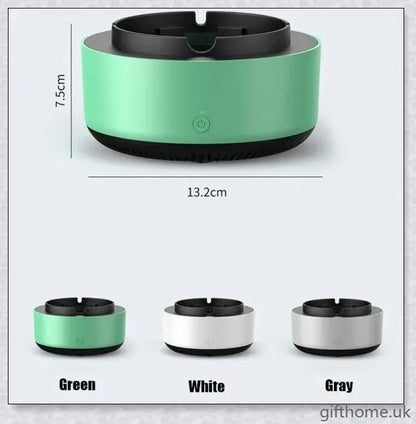 Elegant electronic smokeless ashtray with smoke purification technology for cleaner air in home and office