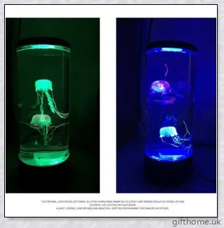 Bedside Hypnotic Jellyfish Lamp Aquarium with lifelike synthetic jellyfish and colour-changing LED lights for a calming and soothing ambience