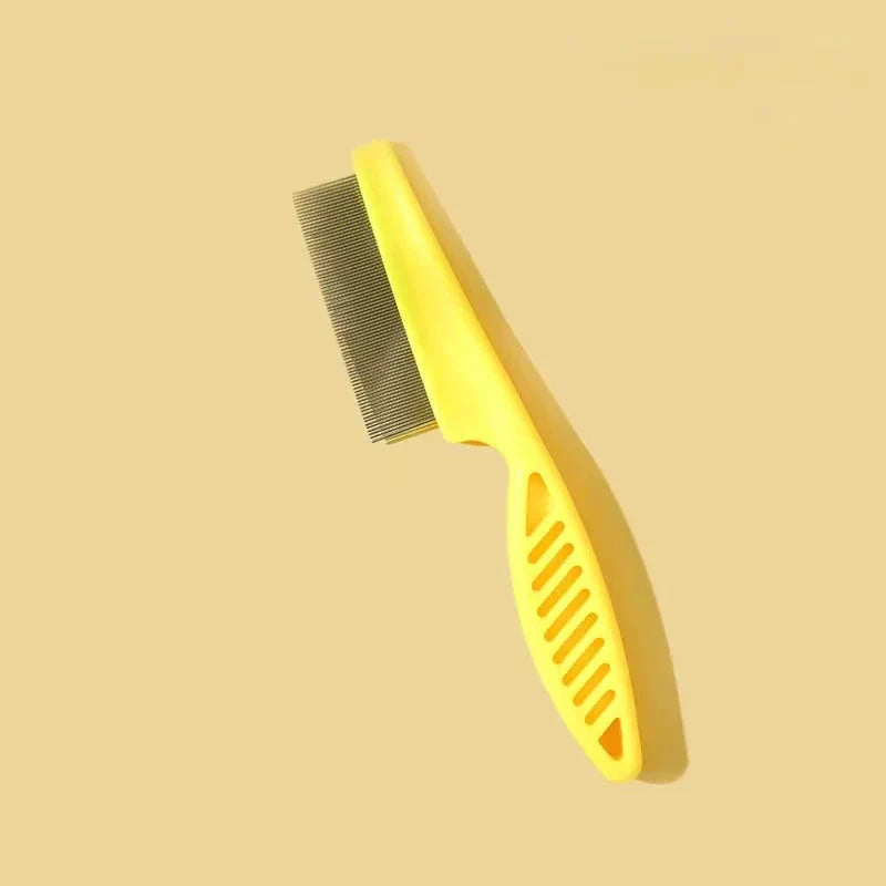 Flea Comb for Cats and Dogs - Grooming Tool for Pest Removal and Massage