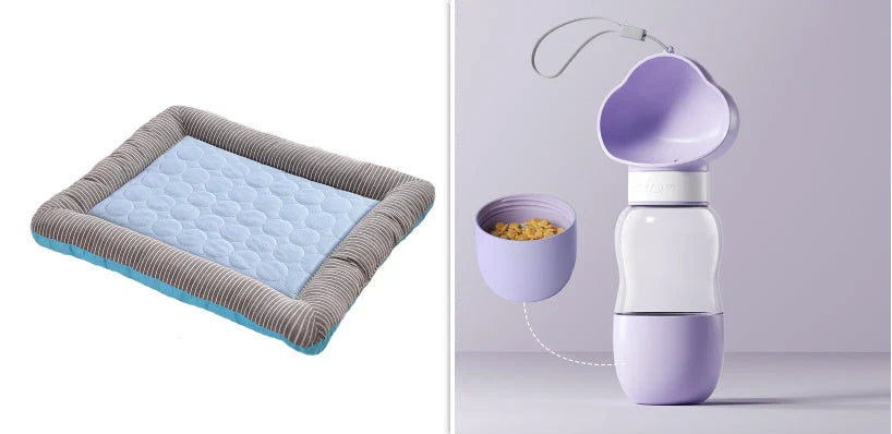 Cooling Dog Bed Mat: Comfortable and Breathable Pet Pad for Summer