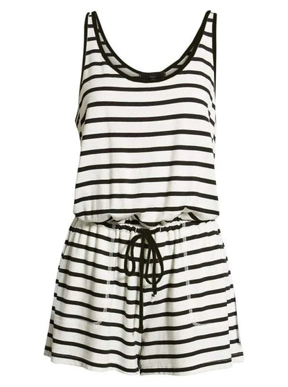 Camisole jumpsuit with drawstring waist, made of premium cotton, available in various colours and sizes