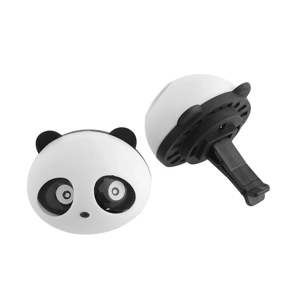 Charming panda-shaped car air freshener with long-lasting fragrance for a delightful driving experience
