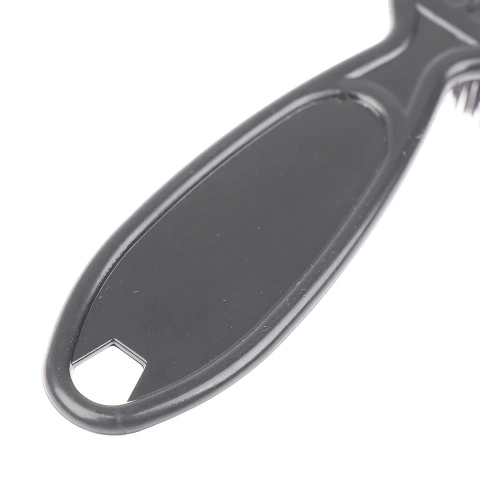 Professional Shave Beard Brush made from durable ABS plastic with soft bristles for precise grooming and hair removal