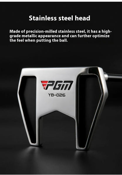 Premium golf putter with low centre of gravity for stable, consistent putting on the green